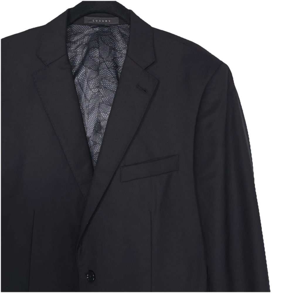 INDOCHINO LUXURY Men's Blazer US 44R WOOL CASHMERE Black Yaletown‎ 54 Sport Coat